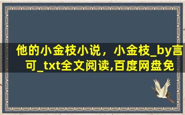 他的小金枝小说，小金枝_by言可_txt全文阅读,百度网盘免费下载